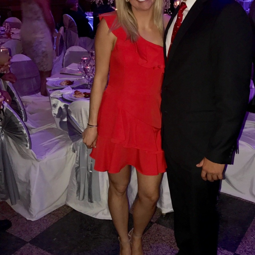 BCBG Red Cocktail Dress